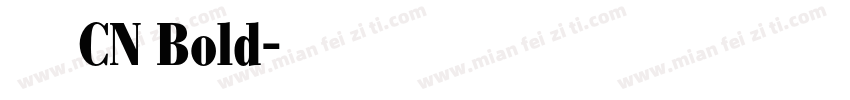 有愛鋭方 CN Bold字体转换